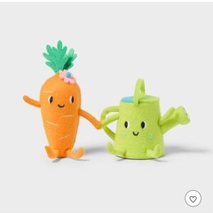 2026 Spritz Orange and Green Plush Decor Set